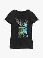 Minecraft Four Enemies Youth Girls T-Shirt