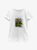 Minecraft Mine Adventure Scene Youth Girls T-Shirt