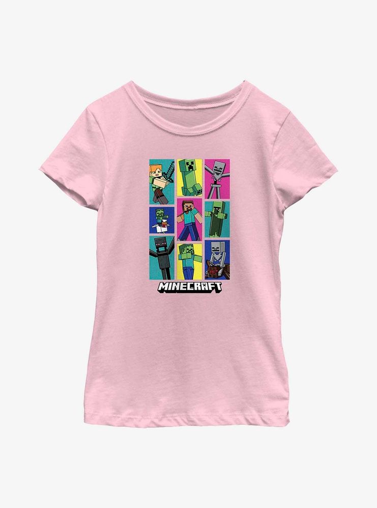 Minecraft Mine Boxed Youth Girls T-Shirt
