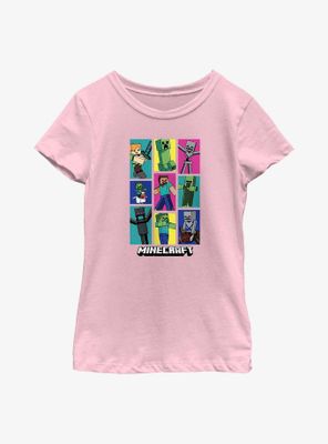 Minecraft Mine Boxed Youth Girls T-Shirt