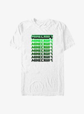 Minecraft Chrome Stacked Logo T-Shirt