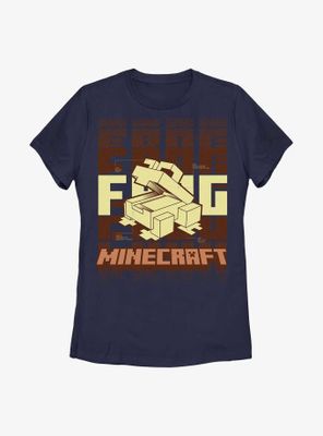 Minecraft Blueprint Frog Womens T-Shirt