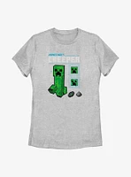 Minecraft Creeper Graph Womens T-Shirt