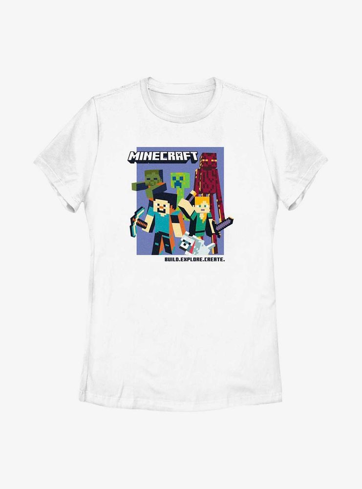 Minecraft Emblematic Group Womens T-Shirt