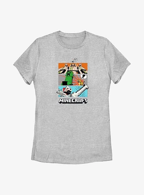 Minecraft Forced Panels Womens T-Shirt