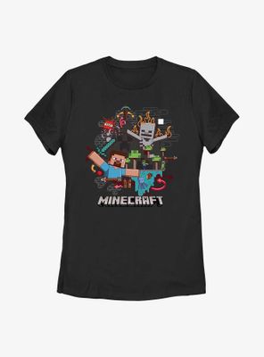 Minecraft Funtage Party Womens T-Shirt