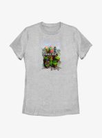 Minecraft Mine Adventure Scene Womens T-Shirt