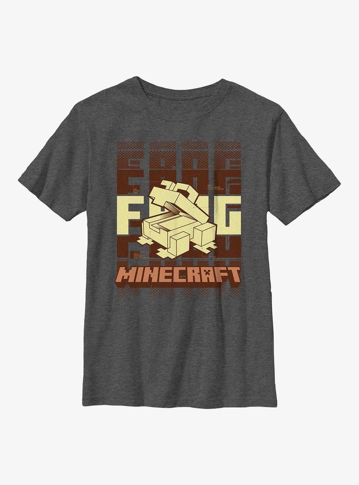 Minecraft Blueprint Frog Youth T-Shirt