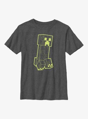 Minecraft Creeper Grid Youth T-Shirt