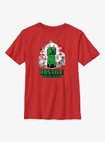 Minecraft Creeper Hostile Youth T-Shirt