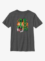 Minecraft Creeper SSS Boom Youth T-Shirt