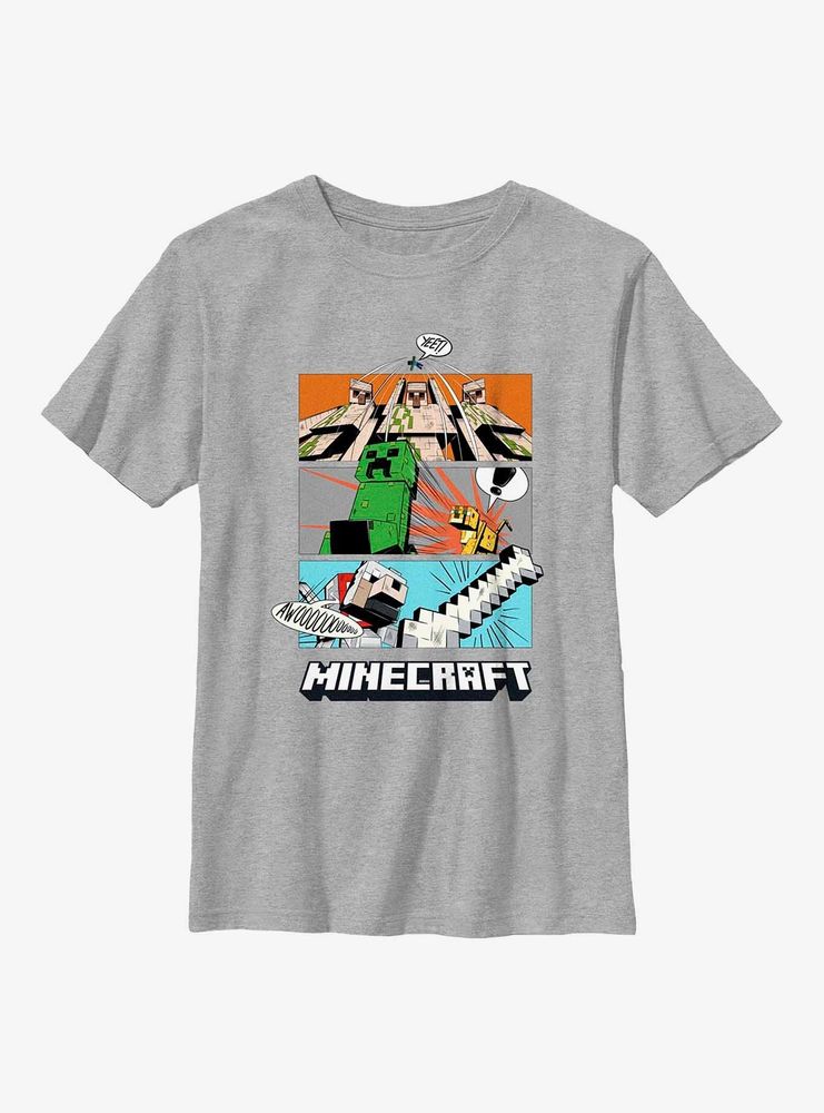 Minecraft Forced Panels Youth T-Shirt