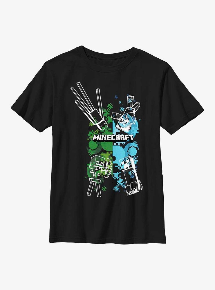 Minecraft Four Enemies Youth T-Shirt