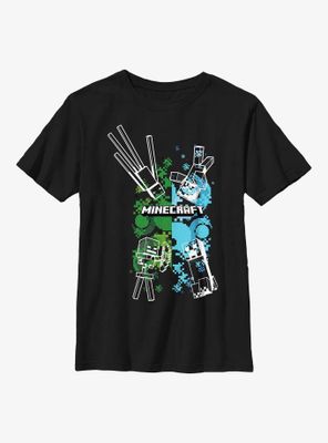Minecraft Four Enemies Youth T-Shirt