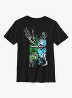 Minecraft Four Enemies Youth T-Shirt