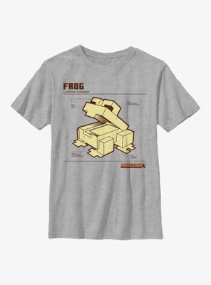 Minecraft Frog Schematic Youth T-Shirt