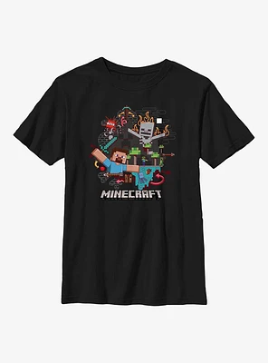 Minecraft Funtage Party Youth T-Shirt