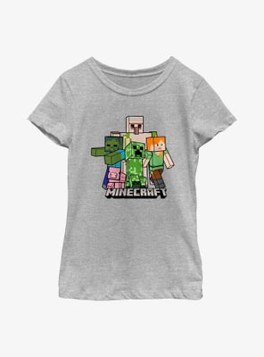 Minecraft All Bobble Mobbin Youth Girls T-Shirt