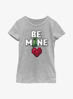 Minecraft Be Mine Youth Girls T-Shirt