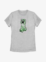 Minecraft Creeper Creepin Womens T-Shirt