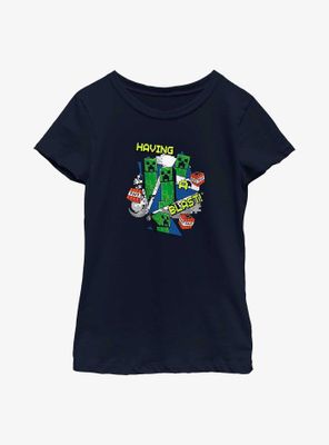 Minecraft Creeper Blast Youth Girls T-Shirt