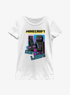 Minecraft Don't Look Now Youth Girls T-Shirt