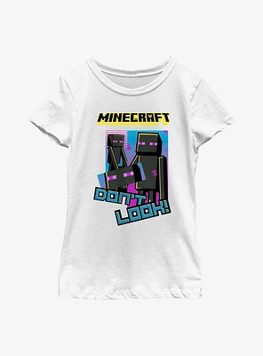 Minecraft Don't Look Now Youth Girls T-Shirt