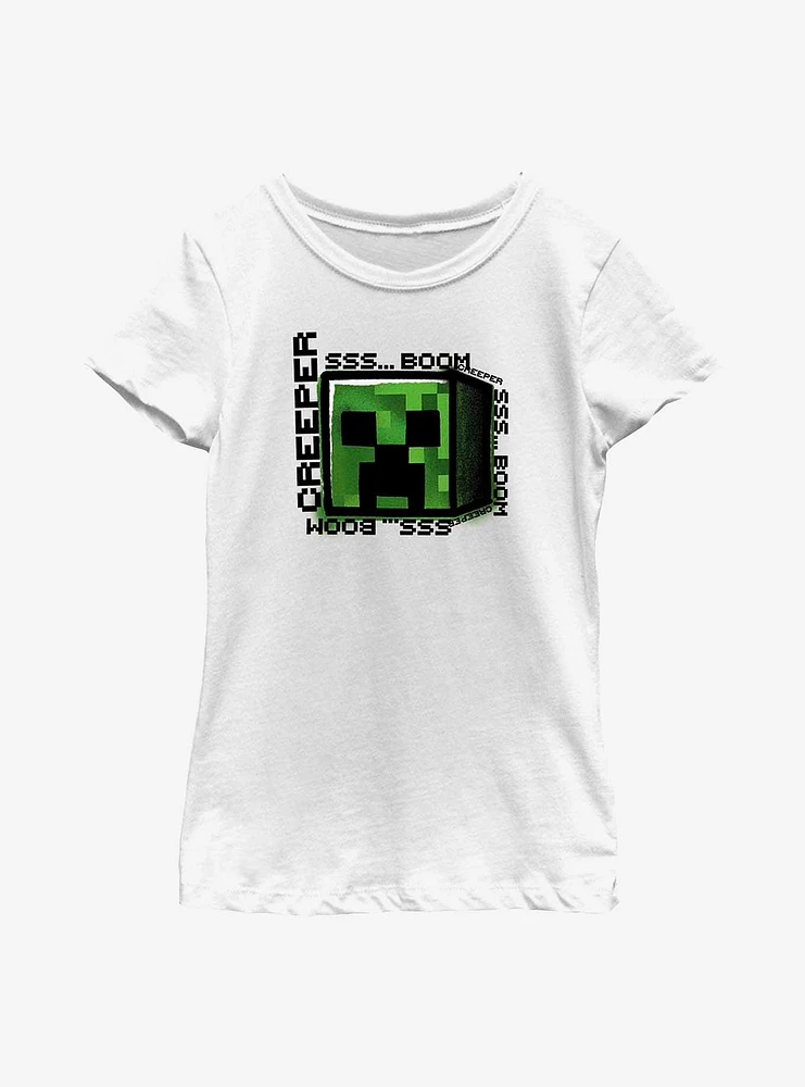 Minecraft Gonna Creep Youth Girls T-Shirt