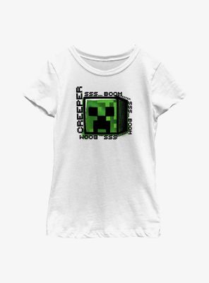 Minecraft Gonna Creep Youth Girls T-Shirt