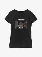 Minecraft Periodic Elements Youth Girls T-Shirt