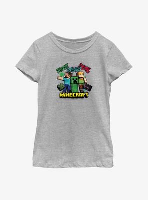 Minecraft Survive Gang Youth Girls T-Shirt