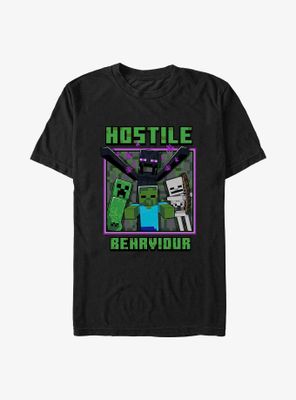 Minecraft Hostile Behavior T-Shirt