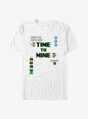 Minecraft My Time To Mine T-Shirt