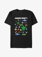 Minecraft Overworld Mobs T-Shirt