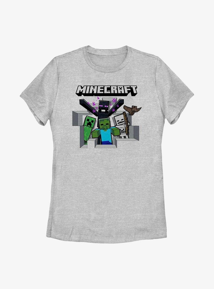 Minecraft Attack Squad Womens T-Shirt