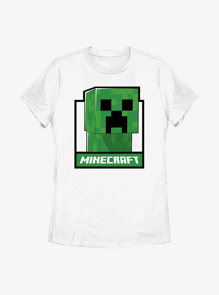 Minecraft Creep A Box Womens T-Shirt