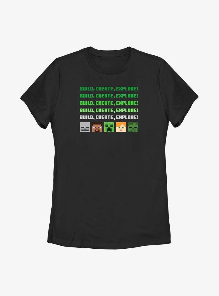 Minecraft Just One More Block Womens T-Shirt