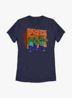 Minecraft Mine Beware Sun Womens T-Shirt