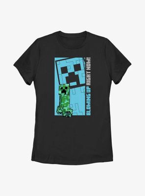 Minecraft Mine Blowing Up Womens T-Shirt