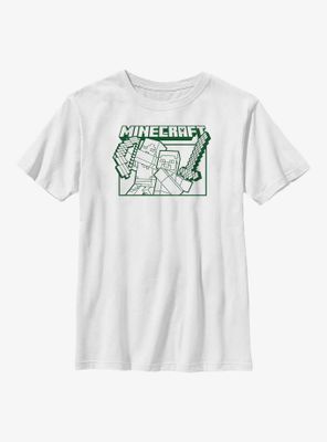 Minecraft Action Blocks Youth T-Shirt