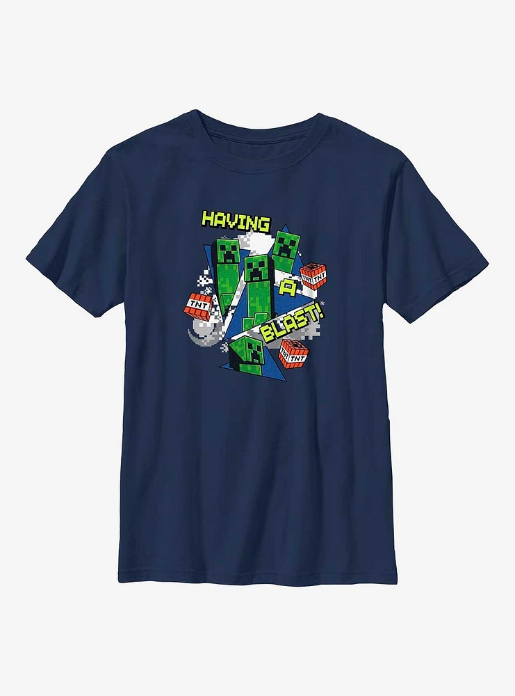 Minecraft Creeper Blast Youth T-Shirt