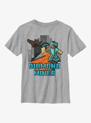 Minecraft Diamond Miner Youth T-Shirt