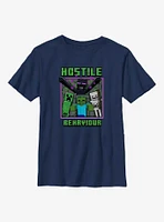 Minecraft Hostile Behavior Youth T-Shirt