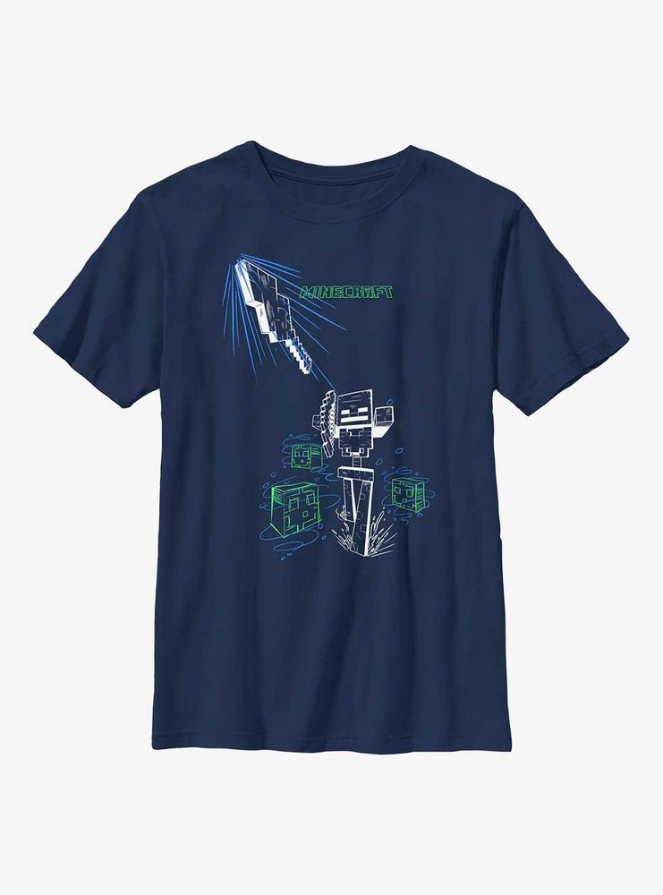 Minecraft Skeleton Shot Youth T-Shirt