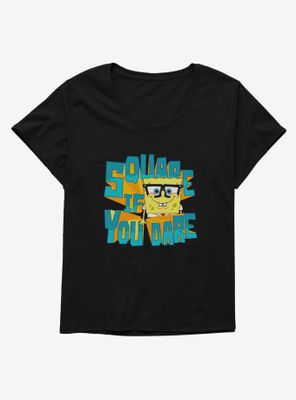 SpongeBob SquarePants Square If You Dare Womens T-Shirt Plus