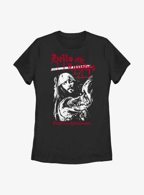 Disney Pirates Of The Caribbean Hello My Lovelys Jack Sparrow Womens T-Shirt