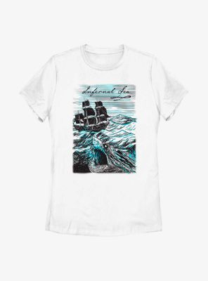 Disney Pirates Of The Caribbean Infernal Sea Womens T-Shirt