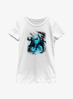 Disney Pirates Of The Caribbean Captain Fight Youth Girls T-Shirt