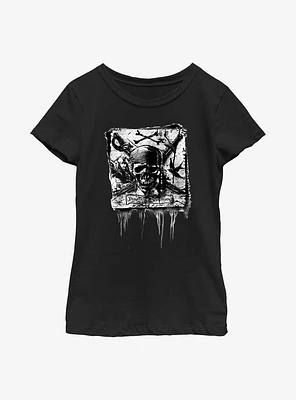 Disney Pirates Of The Caribbean Crossbones Youth Girls T-Shirt