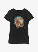 Disney Pirates Of The Caribbean: On Stranger Tides distressed skulls Youth Girls T-Shirt